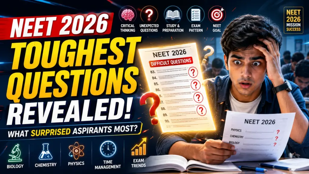 NEET 2026 Toughest Questions Revealed
