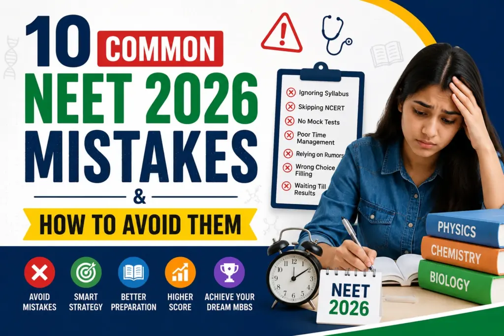 10 Common NEET 2026 Mistakes & How to Avoid Them